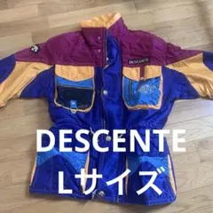 DESCENTE スキーウェア 男性用 紫/オレンジ