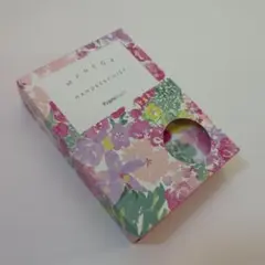 Francfranc　プレゼン用袋付き　ハンカチ　花柄　ピンク　☆新品のサムネイル