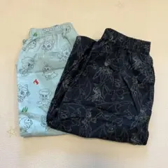 ユニクロ　ポケモン パジャマパンツ 130cm 2枚セット