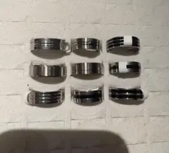 【新品・送料無料】メンズリング9点まとめ売りセットIV