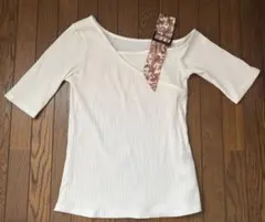 GORGE アシンメトリー ワンショルダー Tシャツ トップス 半袖 Fサイズのサムネイル
