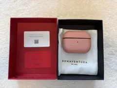 【新品未使用】BONAVENTURA AirPods Pro 2 ケースコーラル