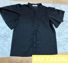 RAY CASSIN ドット柄 半袖 シャツ