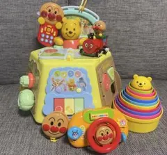 プーさん アンパンマン　知育玩具　6点セット