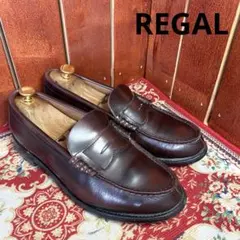 REGAL コインローファー　ブラウン　25.5cm 2177
