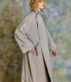 トレンチ ロングコート ベルト付き