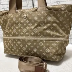 極美品☆russet 2WAY トートショルダーバッグ ナイロン A4 多機能 