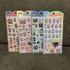 【正規品】モンチッチ うるちゅるPOPシール コンプリート4枚セット　4種