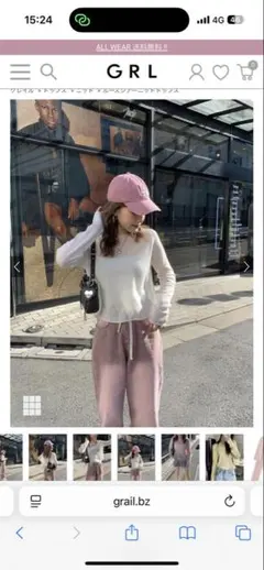 【GRL】【再入荷4月予定品】ルーズシアーニットトップス