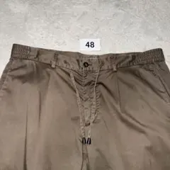 48 ジャブスアルキヴィオ　コットンスラックス　ベージュ　48 マサッチョ　 L