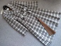 新品　AMACA アマカ【雑誌掲載】リバーロングコート38　ブラウン88000円