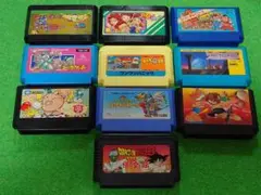 お得！ファミコンソフト10本セットとんじゃん　他