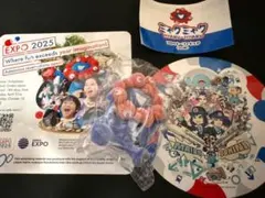 EXPO 2025 ミャクミャク フロッキーフィギュア お座りポーズ