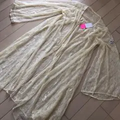 jenni⭐️新品未使用♪レースが可愛いロングカーディガン(150センチ大きめ)