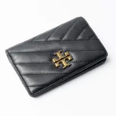 TORY BURCH 2つ折り財布 ブラック レディース 管理12117