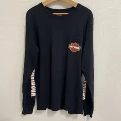 Harley-Davidson スタッズ　ロンT ダークグレー　y2k S Harley-Davidson スタッズ ロンT ダークグレー y2k S - メルカリ