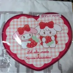 サンリオキャラクター ハート型マット