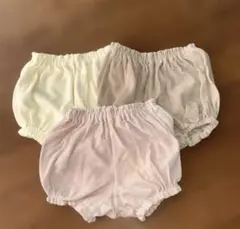 エアリズム かぼちゃパンツ 3枚セット 60-80cm