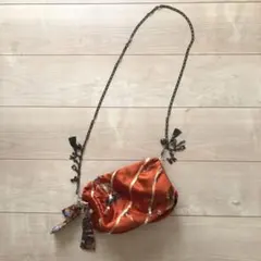 乗馬柄　バッグ　チャーム付き