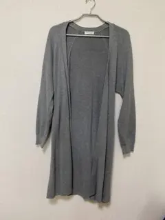 インデックス　ベルト付き　ロングカーディガン