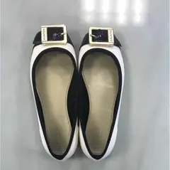 HUNTER レインフラットシューズUK4※23.5〜24cm