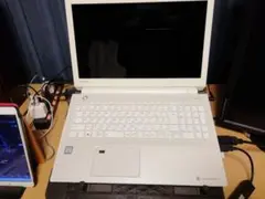 dynabook ホワイト ノートPC　T55/FW　i3 ジャンク品