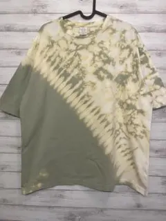 タイダイブリーチ⭐️Tシャツ 鶯mix L