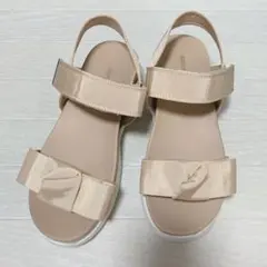 美品 Balancoire ブランコワール リボン スポーツサンダル LLのサムネイル