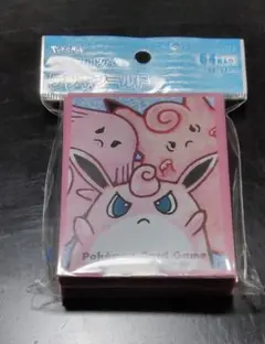 新品未開封　ポケモンカードゲーム デッキシールド ラッキー&プクリン&ピクシー
