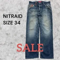 NITRAID ナイトレイド デニムパンツ 34 裏原 ストリートSALEのサムネイル
