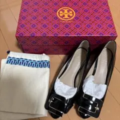Tory Burch バックル付きエナメルパンプス　ブラックのサムネイル