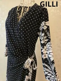 【服24】美品　GILLI カシュクール　ワンピース　M　９号のサムネイル