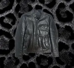 HORN WORKS ブラック牛革ジャケット