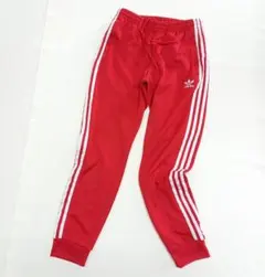 アディダス スーパースタート ジャージ トラックパンツ　L 赤
