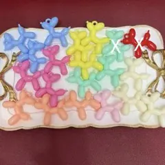 カン付き☆バルーンプードルチャーム☆ストラップ作成に☆１個30円