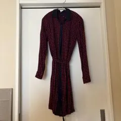 TOMMY HILFIGER チェック柄シャツワンピース