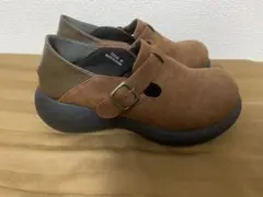 ★Nuts world★ 2wayブラウン 甲ベルトシューズ