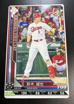 ベースボールコレクション　SR　広島　鈴木誠也 KONAMI ベースボールコレクション 2019年 鈴木誠也 広島東洋カープ