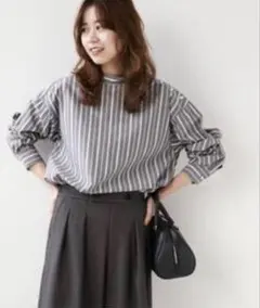 ジャーナルスタンダード　ストライプ 長袖シャツ