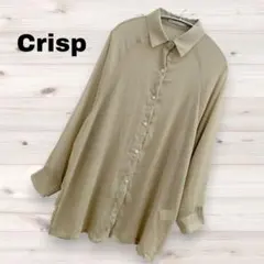 【Crisp】シアー ロング シャツ 長袖のサムネイル