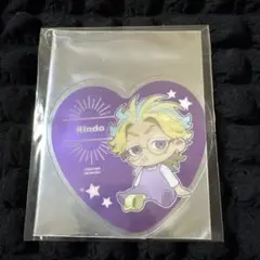 東リべ ファボテリア 特典ハート型クリアコースター 灰谷竜胆 ミニキャラ絵柄