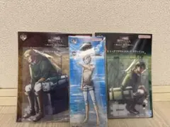 一番くじ　進撃の巨人　ビッグアクリルスタンド　エレン　リヴァイ　エルヴィン