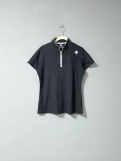 DESCENTE GOLFデサントゴルフ 半袖ハーフジップポロシャツのサムネイル