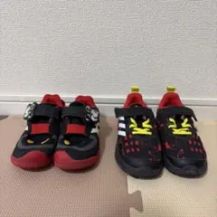 アディダス スニーカー　2足セット　ミッキーマウス スーパーヒーローのサムネイル