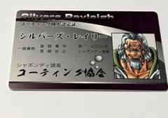 ワンピース　シルバーズ・レイリー　カード