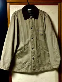 Dickies コーデュロイ襟 ベージュカバーオール ディッキーズ