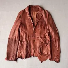 MIHARA YASUHIRO ミハラヤスヒロ 加工 シープレザージャケット Sのサムネイル