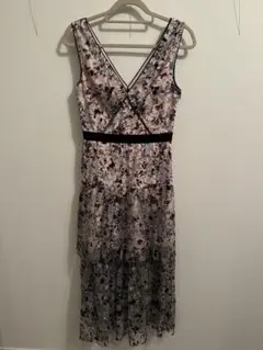 self-portrait 花柄ティアードドレス　UK8