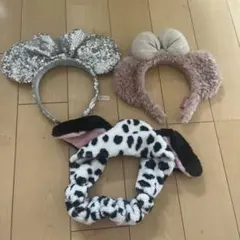 ディズニー カチューシャセット
シルバーミニー、シェリーメイ、101匹わんちゃん