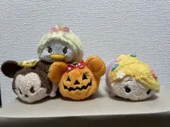 ツムツム ハロウィンぬいぐるみセット ミッキー ミニー デイジー ラプンツェル